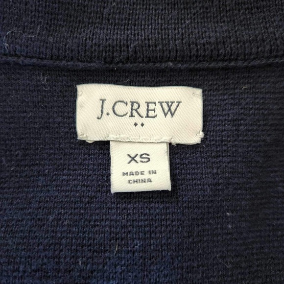 J. Crew Sweater Blue Blazer Size XS - Picture 6 of 9